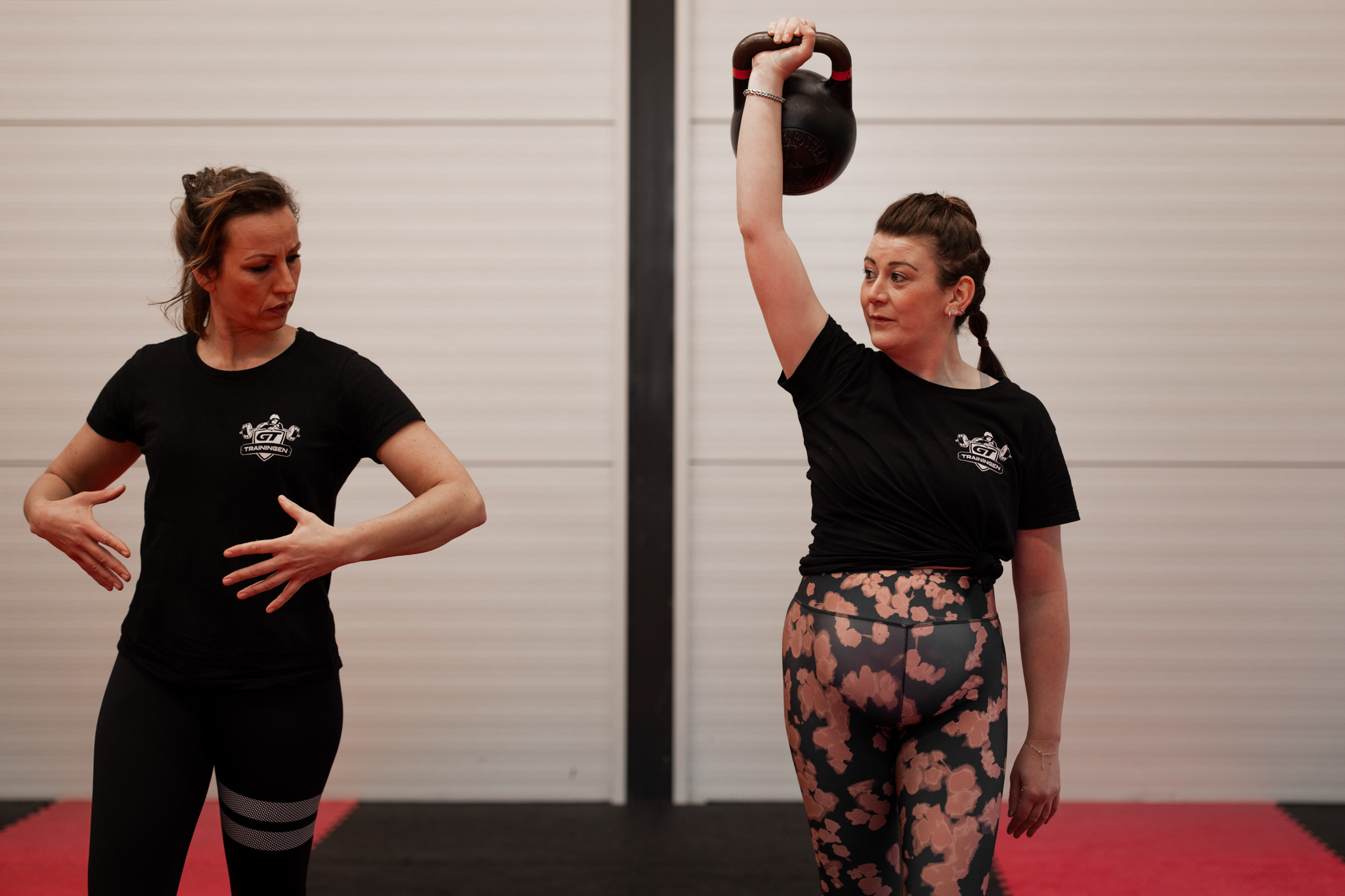Pauline geeft 1-op-1 personal training bij GT Trainingen Elburg